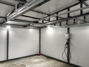 6х11м гараж на 2 машины с хозблоком вид 6