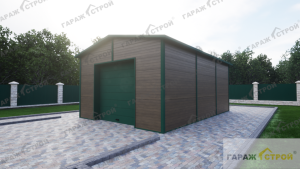 Гараж для трактора из сэндвич-панелей под ключ